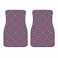 Magenta Mandala Bohemian Pattern Print Front Car Floor Mats