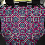 Magenta Mandala Bohemian Pattern Print Pet Car Back Seat Cover