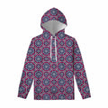 Magenta Mandala Bohemian Pattern Print Pullover Hoodie