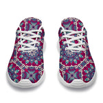 Magenta Mandala Bohemian Pattern Print Sport Shoes GearFrost