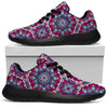 Magenta Mandala Bohemian Pattern Print Sport Shoes GearFrost