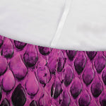 Magenta Pink And Black Snakeskin Print Sofa Cover