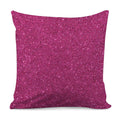 Magenta Pink (NOT Real) Glitter Print Pillow Cover