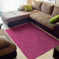 Magenta Pink (NOT Real) Glitter Print Floor Mat