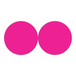 Magenta Pink Zigzag Pattern Print Car Coasters