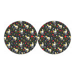 Magic Floral Unicorn Pattern Print Car Coasters