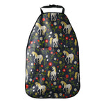 Magic Floral Unicorn Pattern Print Car Seat Organizers