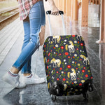 Magic Floral Unicorn Pattern Print Luggage Cover GearFrost