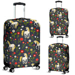 Magic Floral Unicorn Pattern Print Luggage Cover GearFrost
