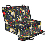 Magic Floral Unicorn Pattern Print Pet Car Back Seat Cover
