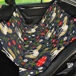 Magic Floral Unicorn Pattern Print Pet Car Back Seat Cover