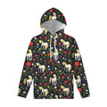 Magic Floral Unicorn Pattern Print Pullover Hoodie
