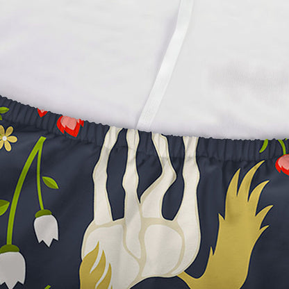 Magic Floral Unicorn Pattern Print Sofa Cover