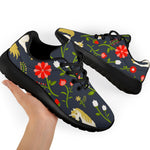 Magic Floral Unicorn Pattern Print Sport Shoes GearFrost
