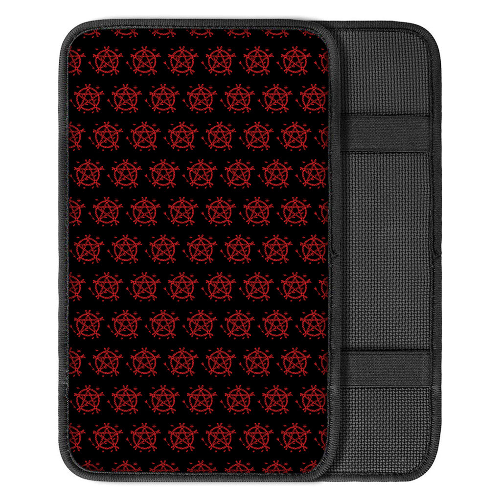 Magic Pentagram Pattern Print Car Center Console Cover
