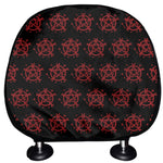 Magic Pentagram Pattern Print Car Headrest Covers