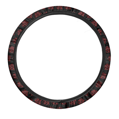 Magic Pentagram Pattern Print Car Steering Wheel Cover