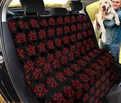 Magic Pentagram Pattern Print Pet Car Back Seat Cover