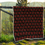Magic Pentagram Pattern Print Quilt