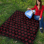 Magic Pentagram Pattern Print Quilt