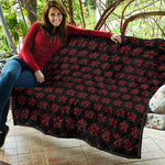 Magic Pentagram Pattern Print Quilt