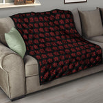 Magic Pentagram Pattern Print Quilt