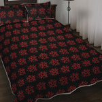 Magic Pentagram Pattern Print Quilt Bed Set