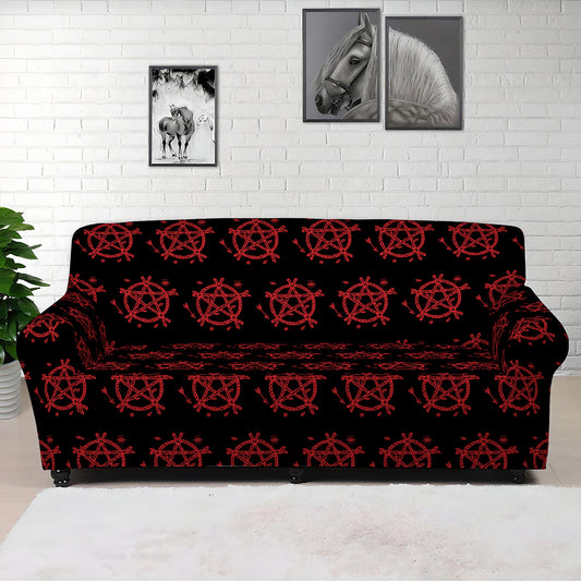Magic Pentagram Pattern Print Sofa Cover