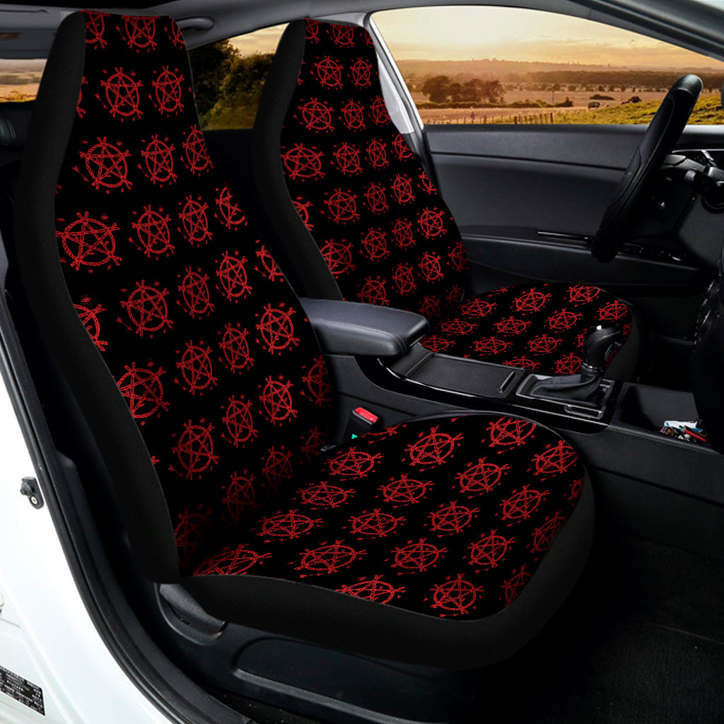 Magic Pentagram Pattern Print Universal Fit Car Seat Covers