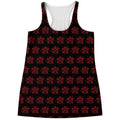 Magic Pentagram Pattern Print Women's Racerback Tank Top