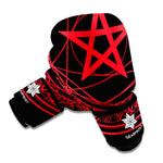 Magic Pentagram Symbol Print Boxing Gloves