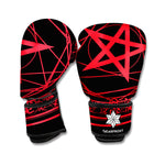 Magic Pentagram Symbol Print Boxing Gloves