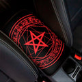 Magic Pentagram Symbol Print Car Center Console Cover