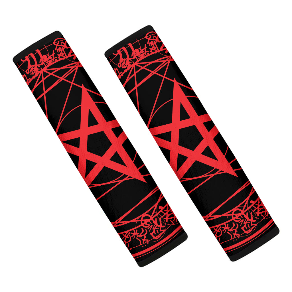 Magic Pentagram Symbol Print Car Seat Belt Covers