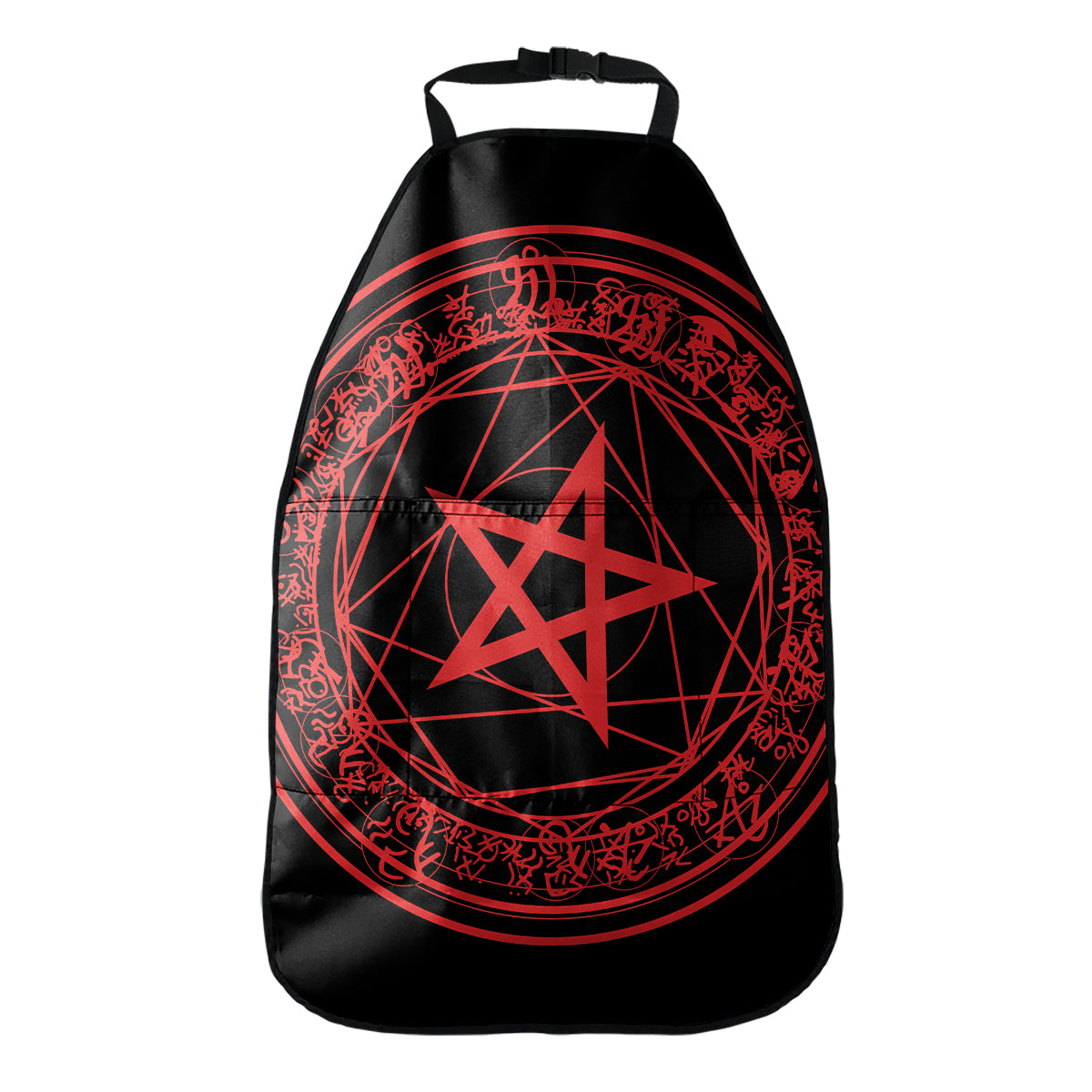 Magic Pentagram Symbol Print Car Seat Organizers