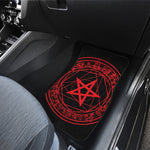 Magic Pentagram Symbol Print Front and Back Car Floor Mats