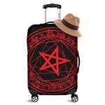 Magic Pentagram Symbol Print Luggage Cover