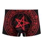 Magic Pentagram Symbol Print Men's Boxer Briefs