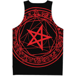 Magic Pentagram Symbol Print Men's Tank Top