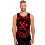 Magic Pentagram Symbol Print Men's Tank Top