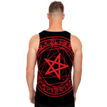Magic Pentagram Symbol Print Men's Tank Top