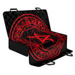 Magic Pentagram Symbol Print Pet Car Back Seat Cover
