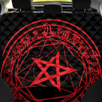Magic Pentagram Symbol Print Pet Car Back Seat Cover