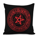 Magic Pentagram Symbol Print Pillow Cover
