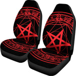 Magic Pentagram Symbol Print Universal Fit Car Seat Covers