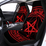 Magic Pentagram Symbol Print Universal Fit Car Seat Covers
