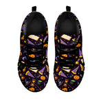 Magic Wizard Pattern Print Black Sneakers
