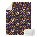 Magic Wizard Pattern Print Blanket