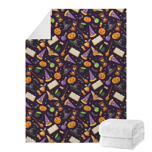 Magic Wizard Pattern Print Blanket