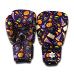 Magic Wizard Pattern Print Boxing Gloves